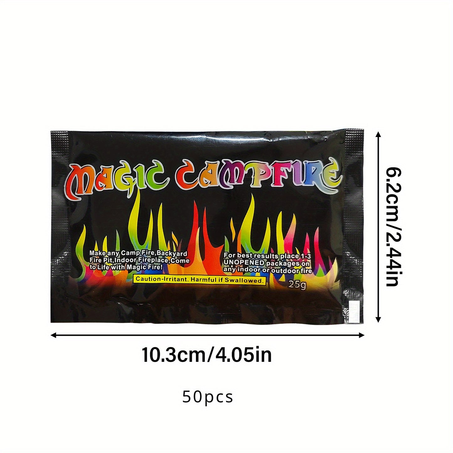 Magic Campfire Color Changing Pack Fire Pit, Fire Color Pack, Magic Color Fire Pack, Campfire Color Changing Pack, Campfire Color Flame Pack for camping, party, celebration events