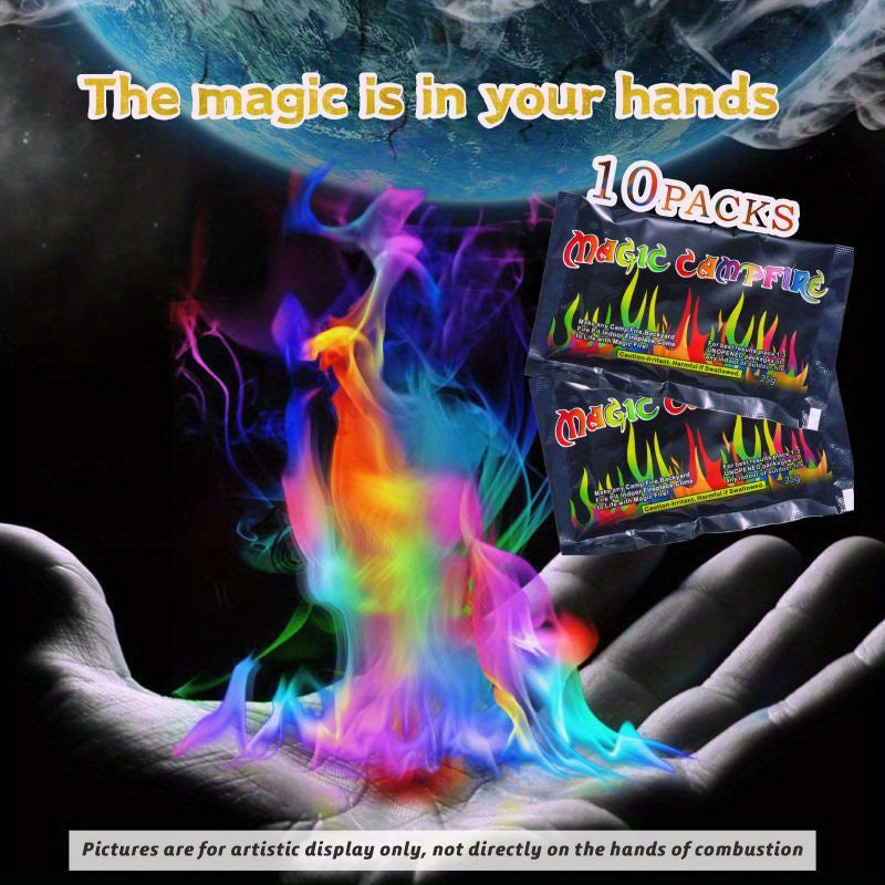 Magic Color Changing Flame Pack is suitable for all kinds of celebrations, campfires, and drag parties (multi-specification)