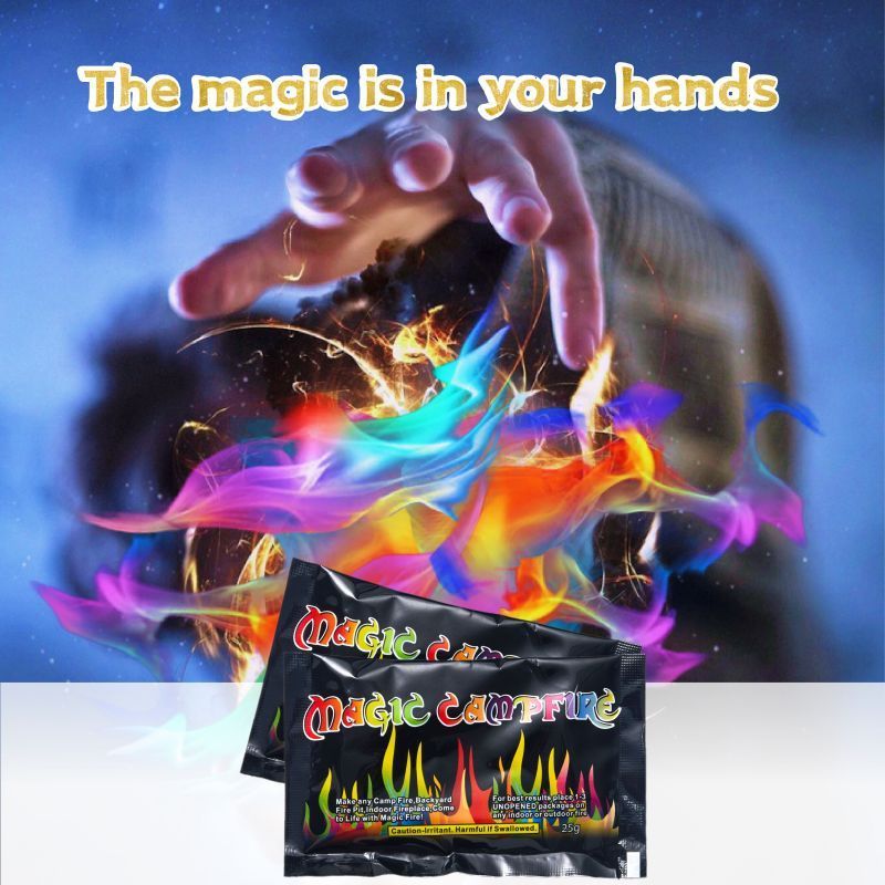 Magic Color Changing Flame Pack is suitable for all kinds of celebrations, campfires, and drag parties (multi-specification)