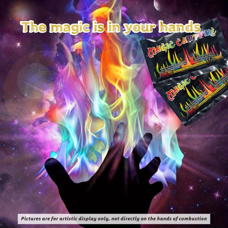 Magic Color Changing Flame Pack is suitable for all kinds of celebrations, campfires, and drag parties (multi-specification)