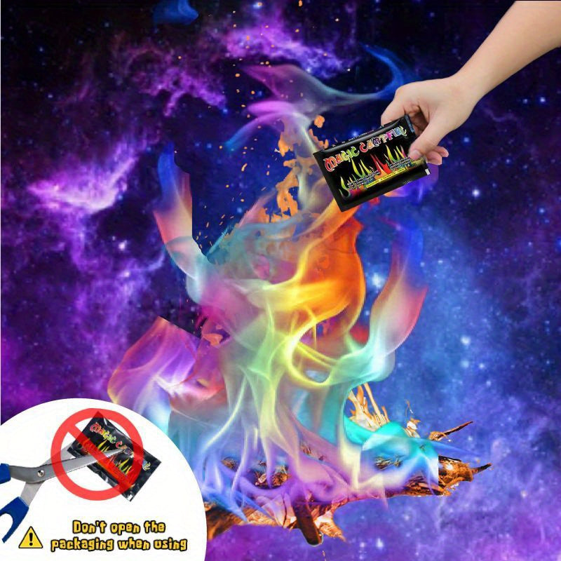 Magic Color Changing Flame Pack is suitable for all kinds of celebrations, campfires, and drag parties (multi-specification)