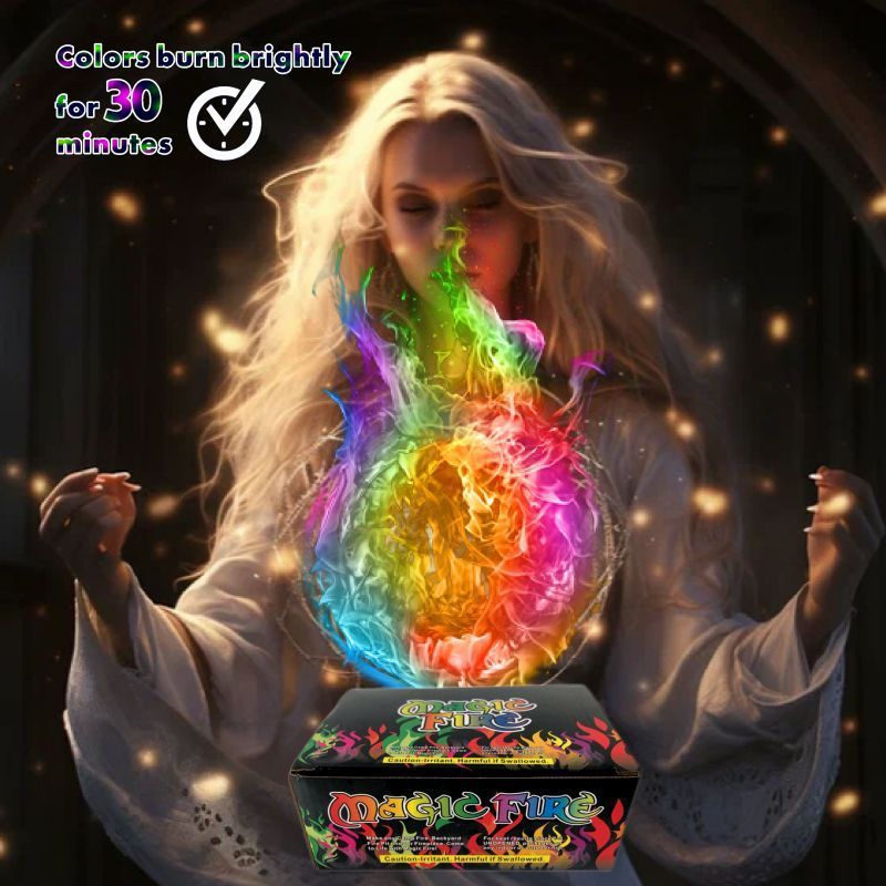 Magic Color Changing Flame Pack is suitable for all kinds of celebrations, campfires, and drag parties (multi-specification)