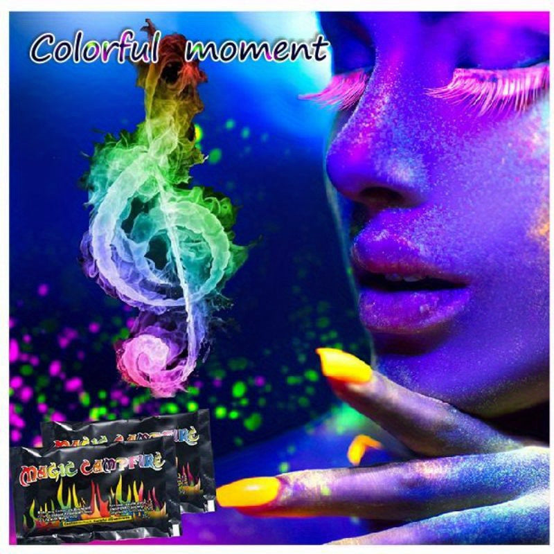 Magic Color Changing Flame Pack is suitable for all kinds of celebrations, campfires, and drag parties (multi-specification)