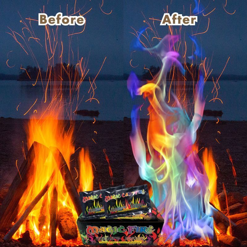 Magic Color Changing Flame Pack is suitable for all kinds of celebrations, campfires, and drag parties (multi-specification)