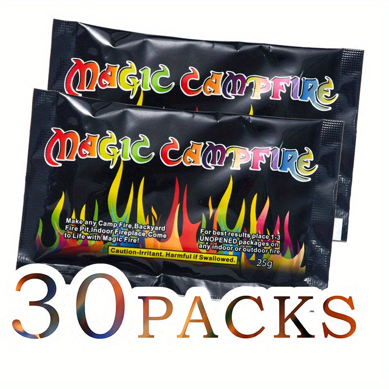 Magician Series Bonfire Color Changing Pack, Magic Color Changing Flame Pack is suitable for all kinds of celebration activities, campfire parties, costume parties (multi-specification)