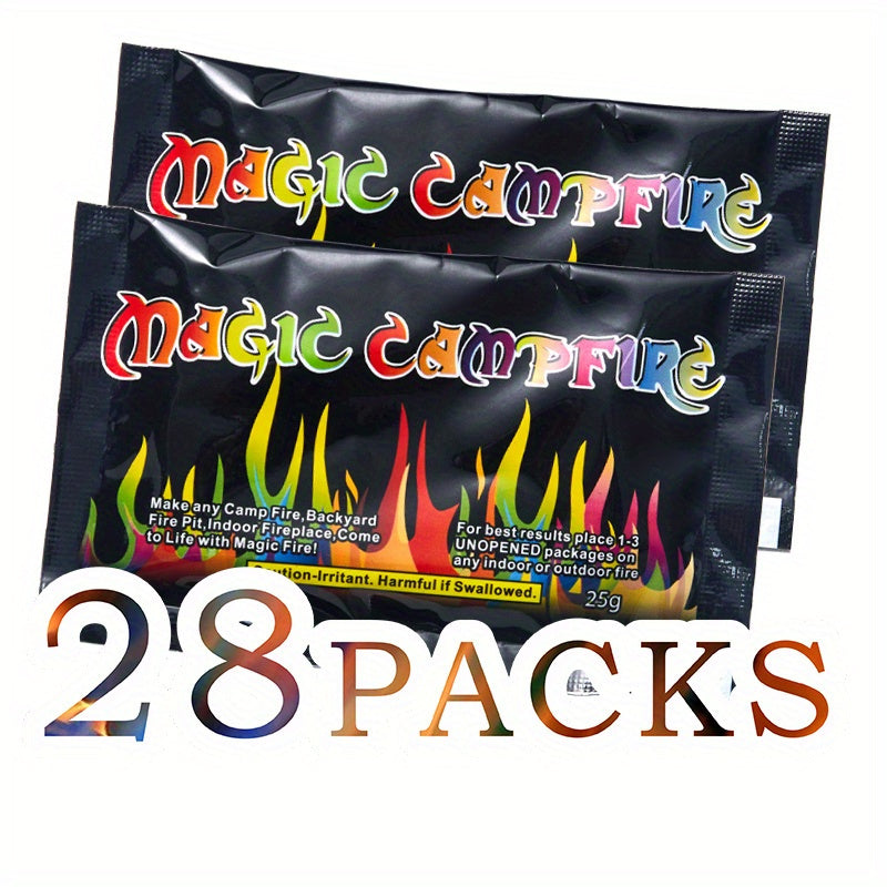 Magic Color Changing Campfire Pack: Suitable for Campfire Party Celebration Activities, Outdoor Camping (Multi Specification)