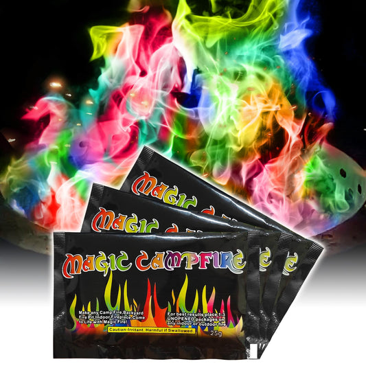 HGD Fire Color Changing Packets Fire Pit, Fire Color Packets,Magical Color Fire Packets, Bonfire Color Changing Packets, Campfire Color Flame Packets for Kids & Adults