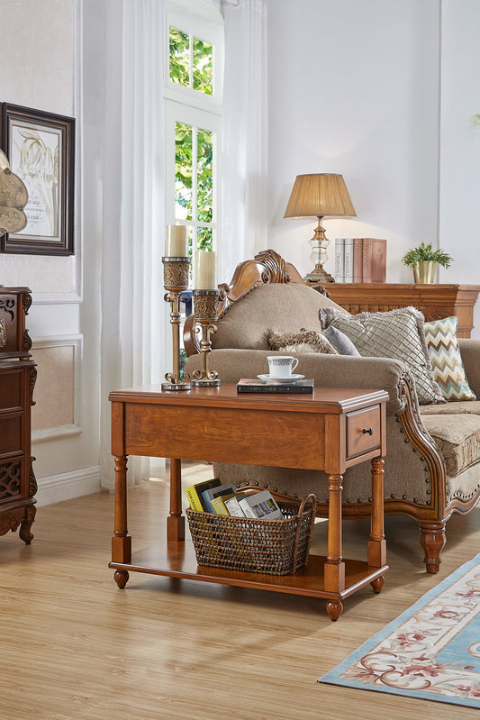 End Tables Living Room Sofa Side Table, Farmhouse Console Tables for Entryway, End Table with Storage, Console Table with Drawer Nightstand